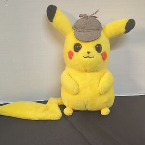 Detective Pikachu Plush 9.5 Inch Official Nintendo